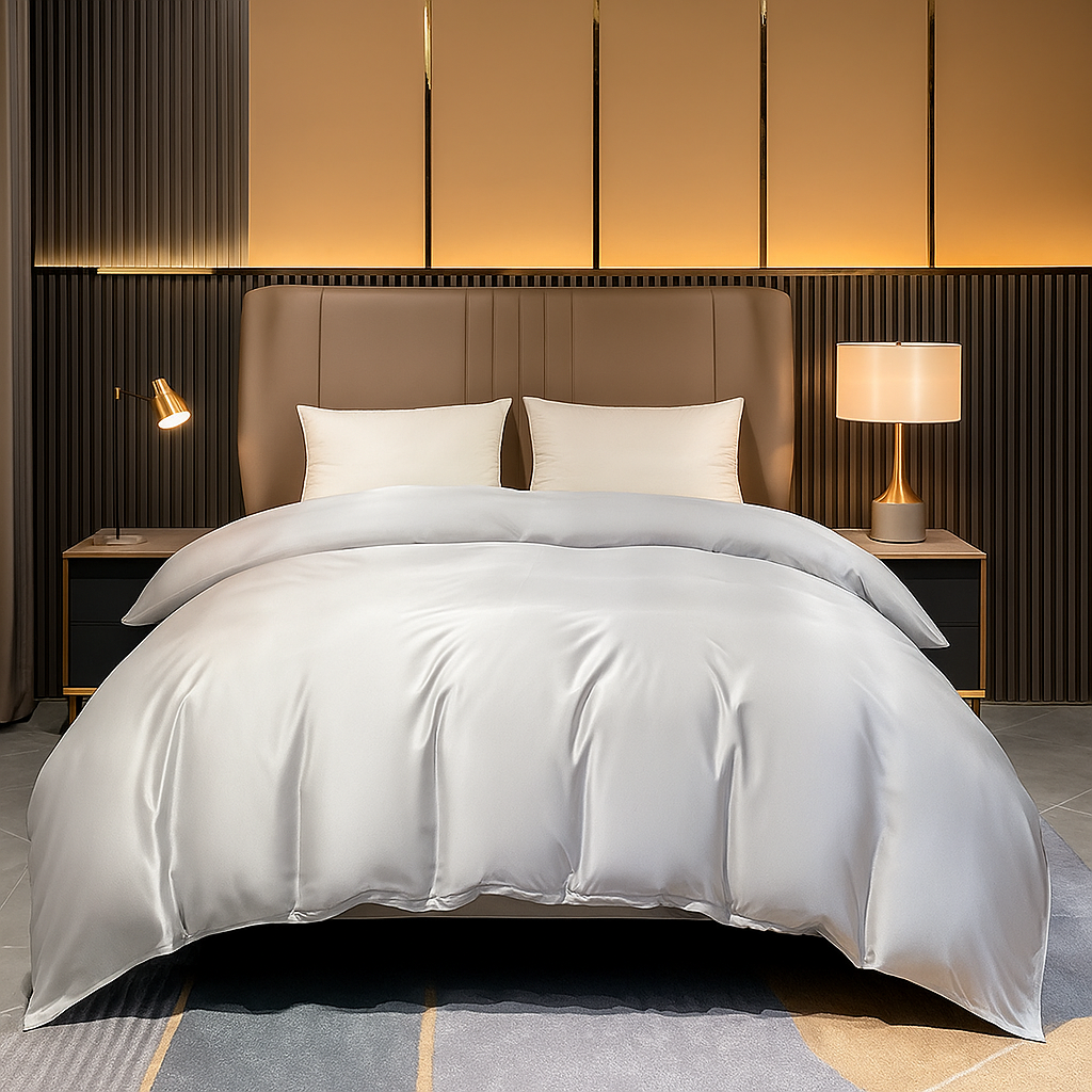 Housse de Couette Soie de Mûrier Naturelle – 19 Momme