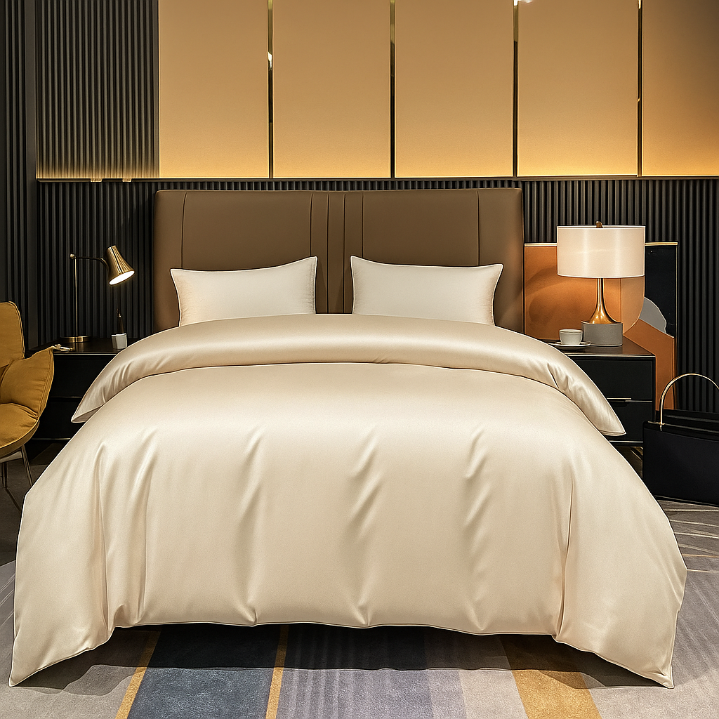 Housse de Couette 100% Soie de Mûrier Naturelle