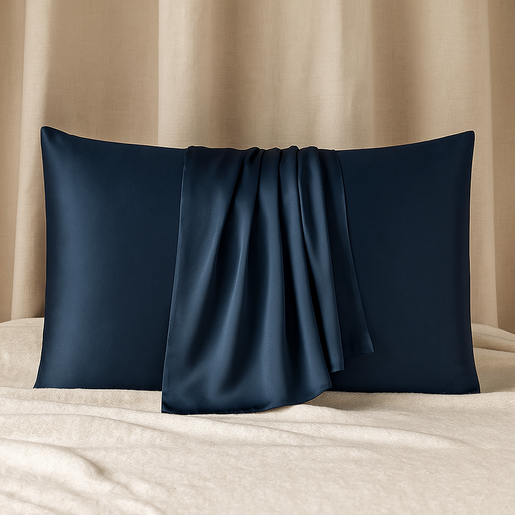 Taie d'Oreiller en Soie de Mûrier Naturelle (22 Momme)