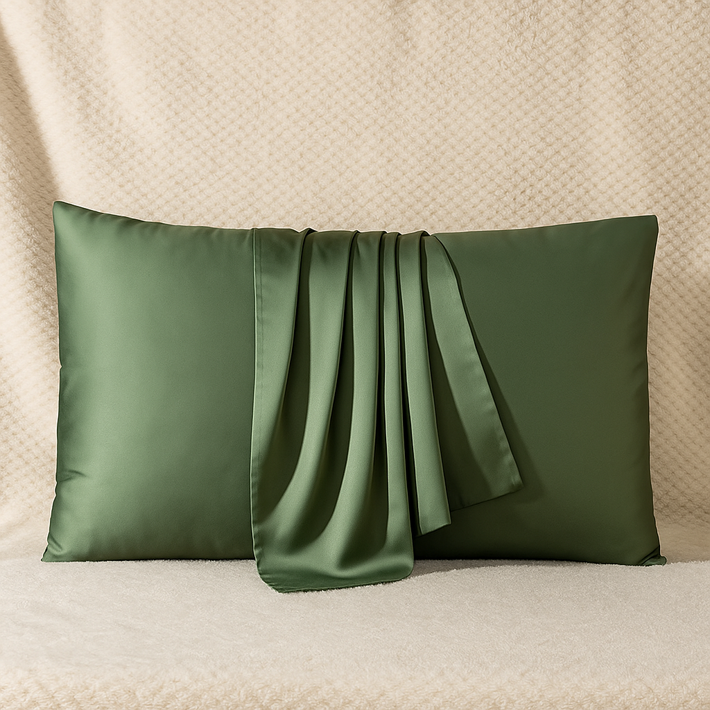 Taie d'Oreiller en Soie de Mûrier Naturelle (22 Momme)