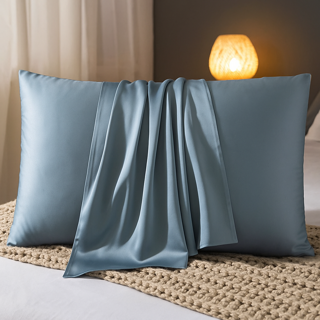 Taie d'Oreiller en Soie de Mûrier Naturelle (22 Momme)