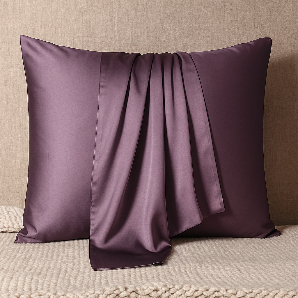 Taie d’Oreiller 100% Soie de Mûrier Naturelle