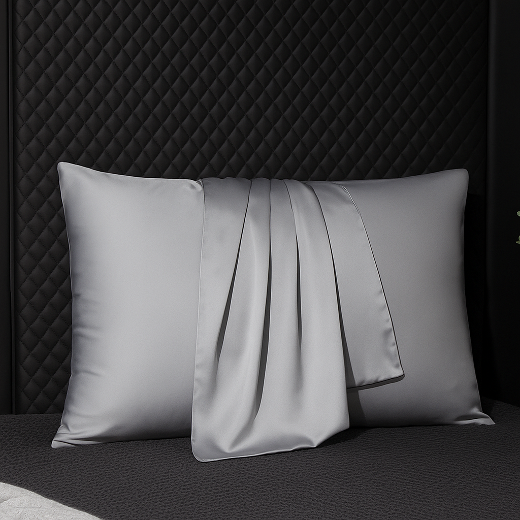 Taie d’Oreiller 100% Soie de Mûrier Naturelle