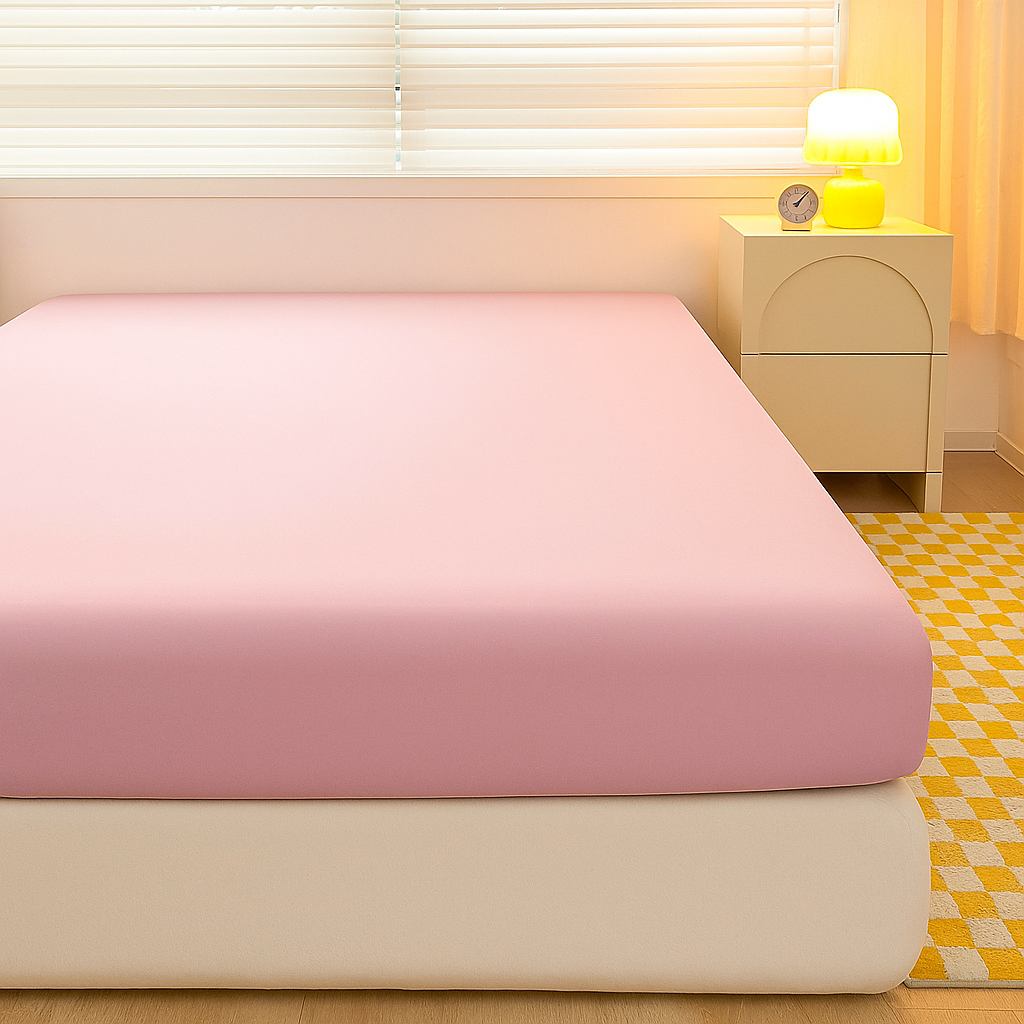 Drap-Housse 100% Coton Lavé