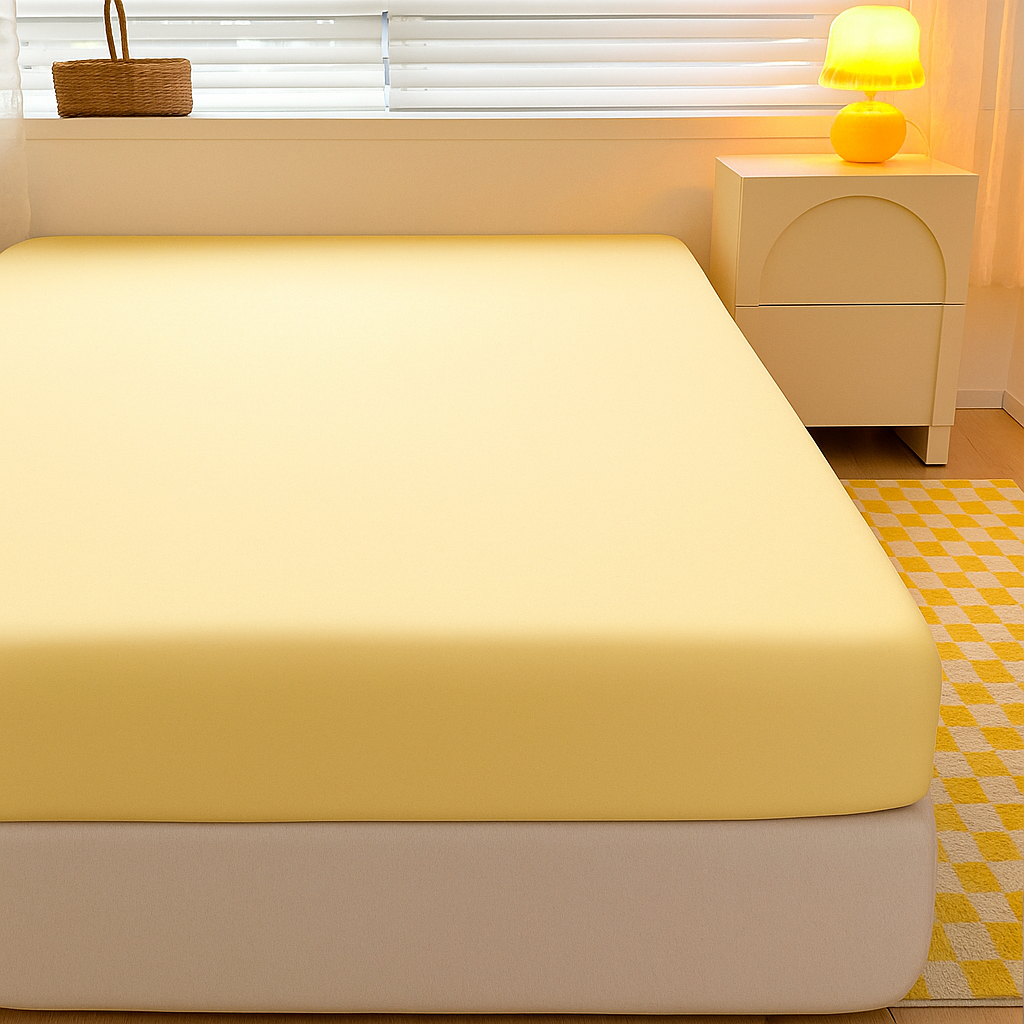 Drap-Housse 100% Coton Lavé