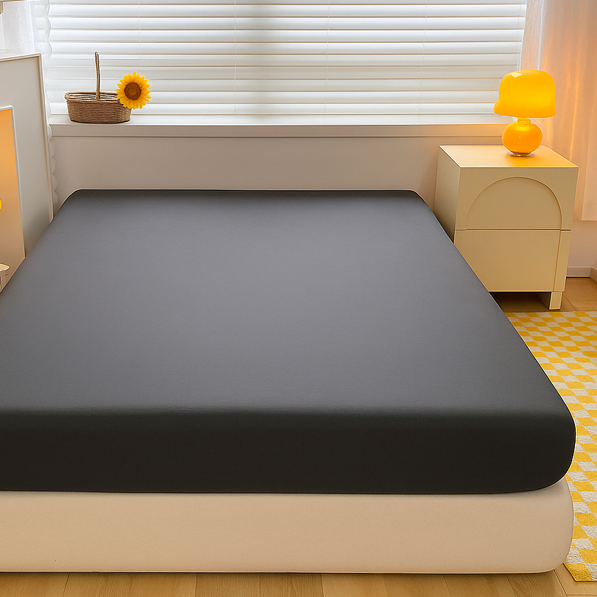 Drap-Housse 100% Coton Lavé