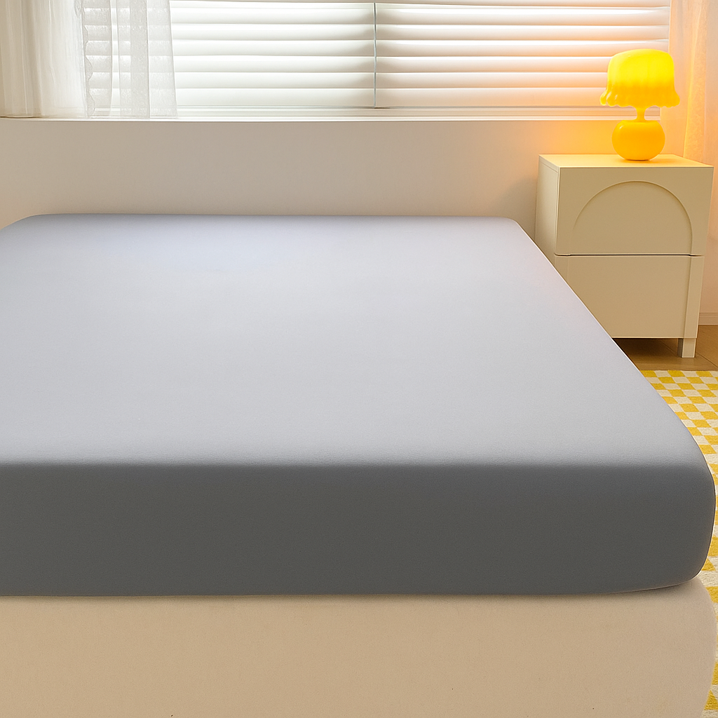 Drap-Housse 100% Coton Lavé