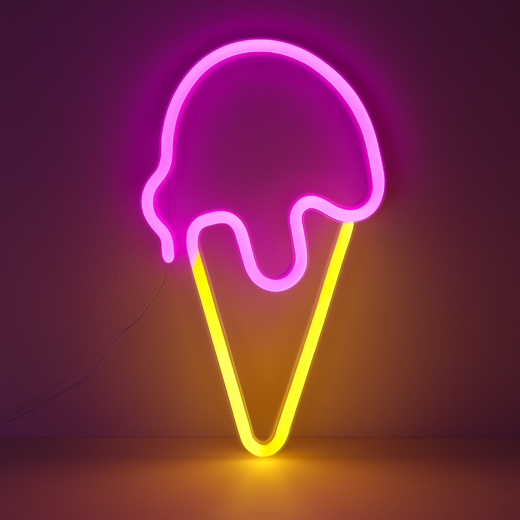 Néon LED Décoratif - Glace