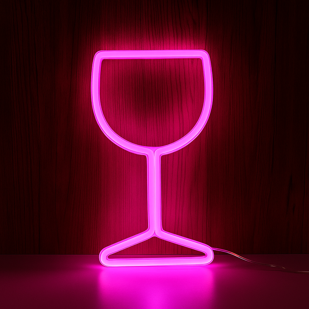 Néon LED Décoratif - Verre