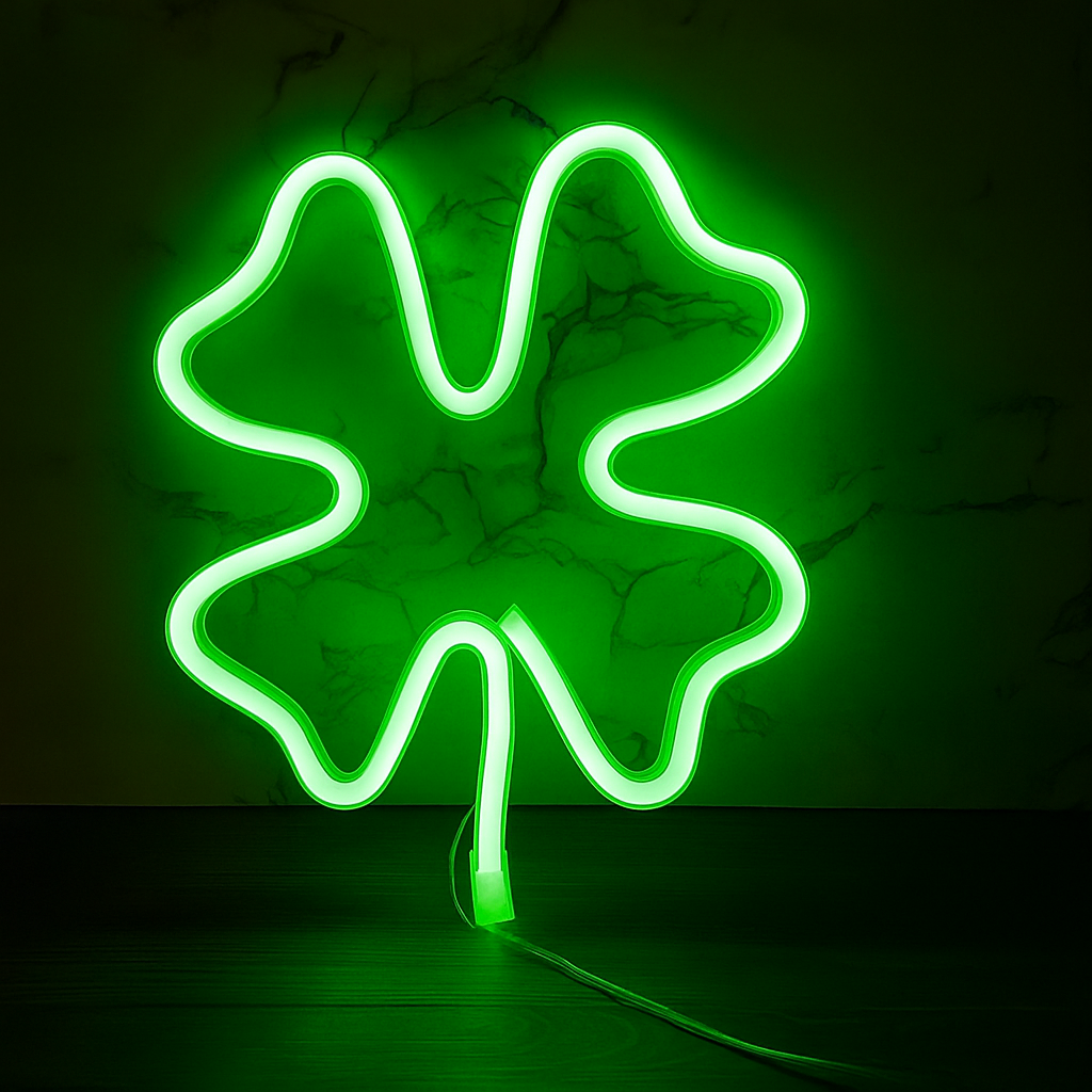 Néon LED Décoratif - Trèfle