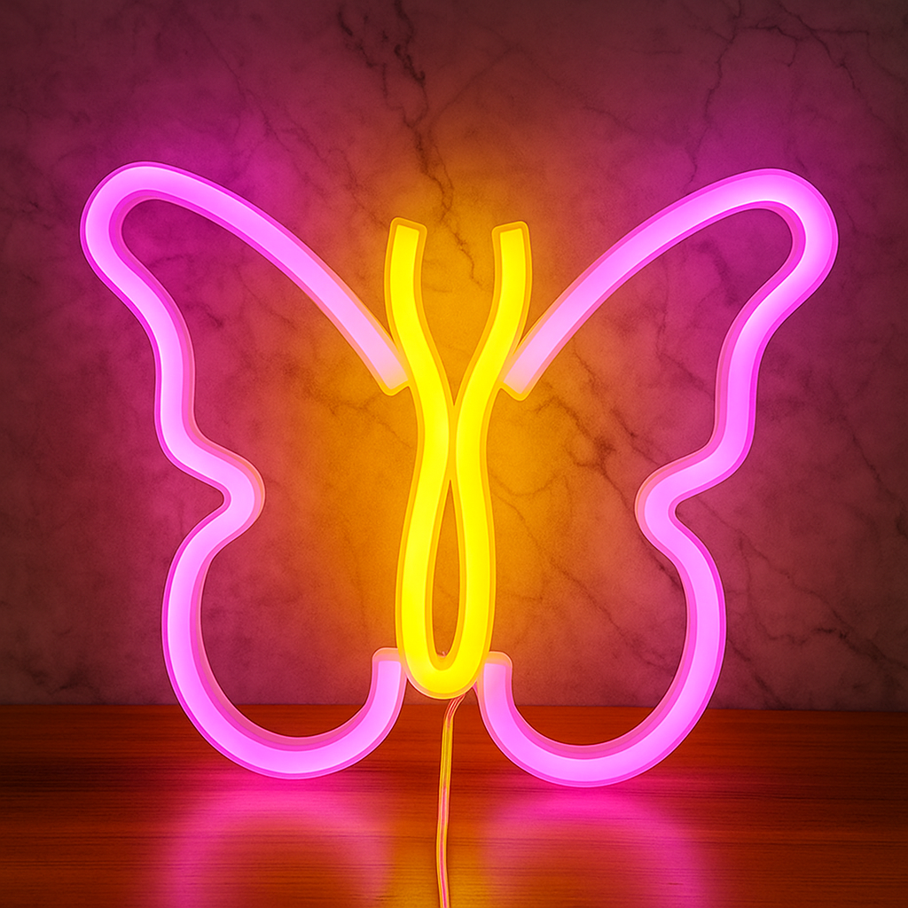 Néon LED Décoratif - Papillon