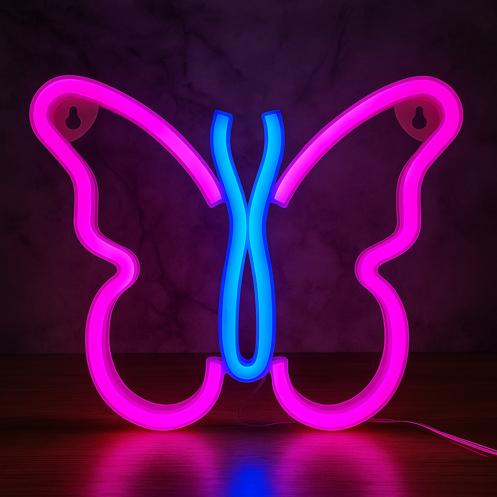 Néon LED Décoratif - Papillon
