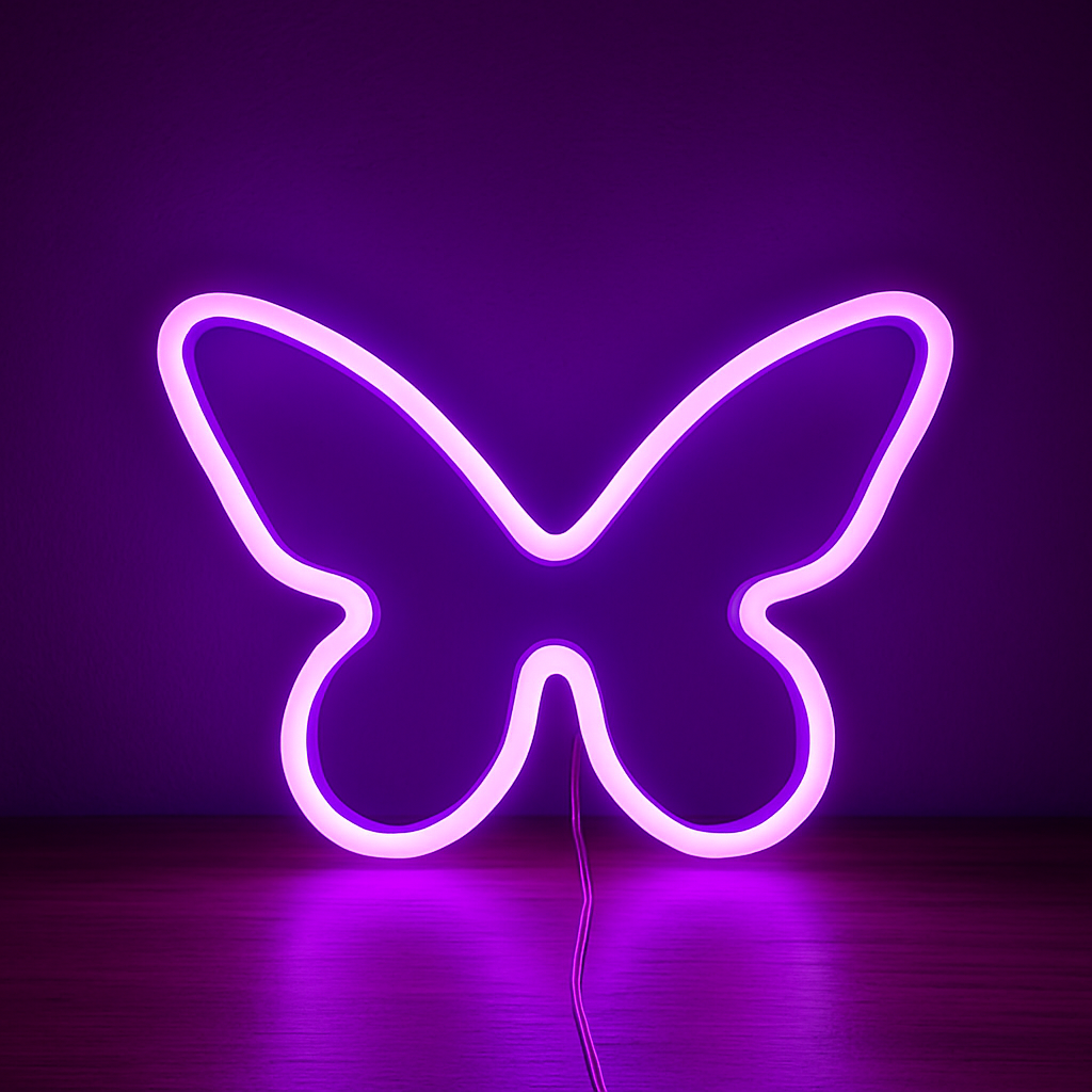Néon LED Décoratif - Papillon