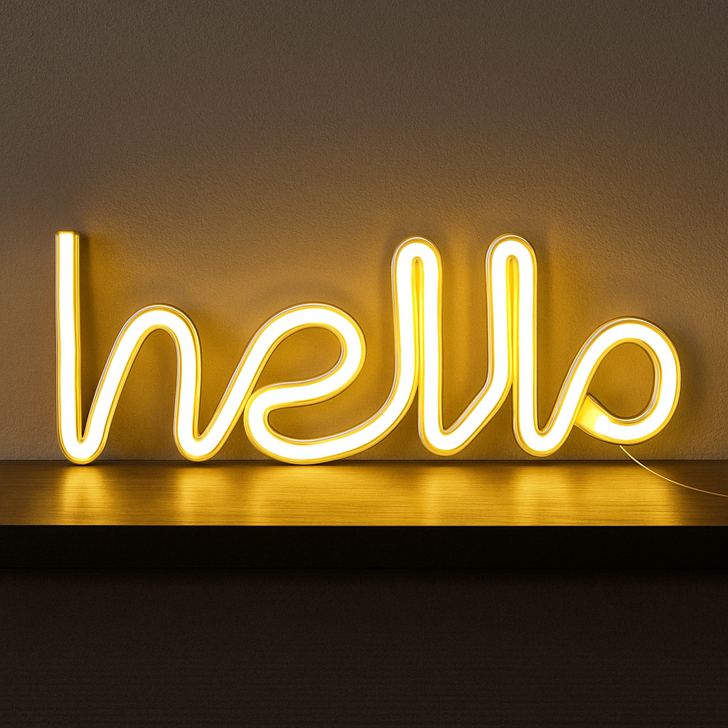 Néon LED Décoratif - Hello