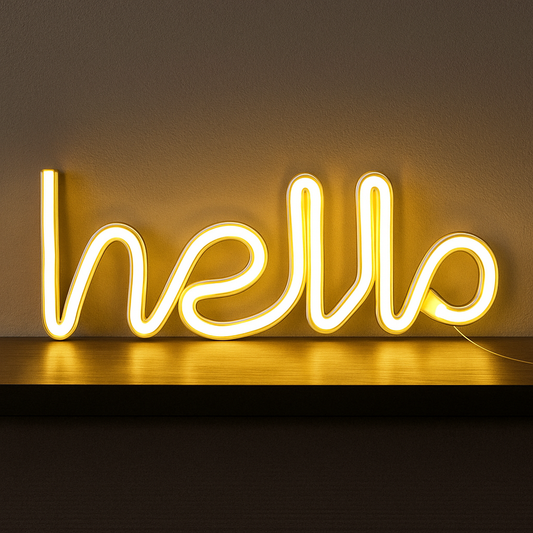Néon LED Décoratif - Hello