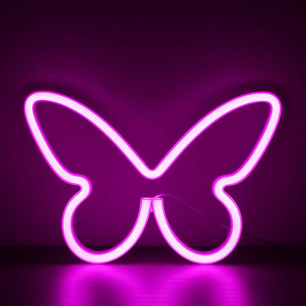 Néon LED Décoratif - Papillon