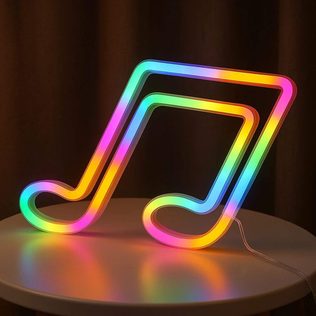 Néon LED Décoratif - Note de musique