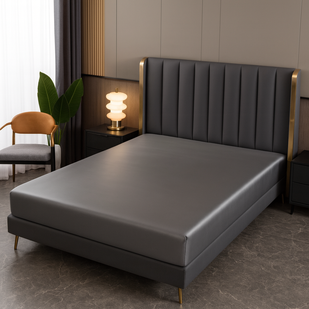 Drap-housse 100% Soie de Mûrier Naturelle