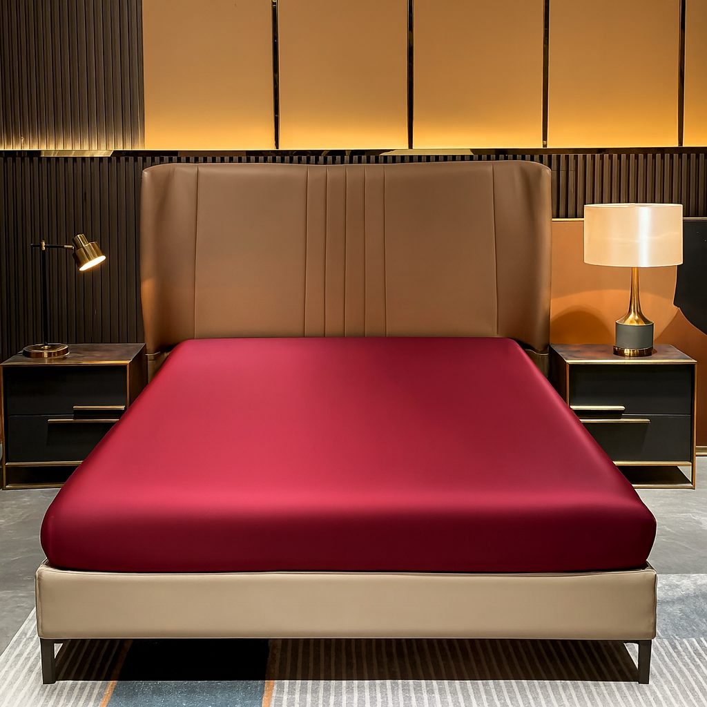 Drap-housse en Soie de Mûrier Naturelle (22 Momme)