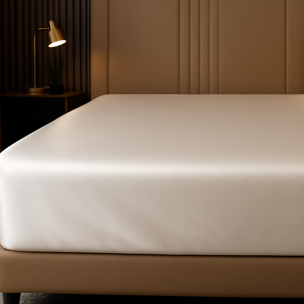 Drap-housse 100% Soie de Mûrier Naturelle