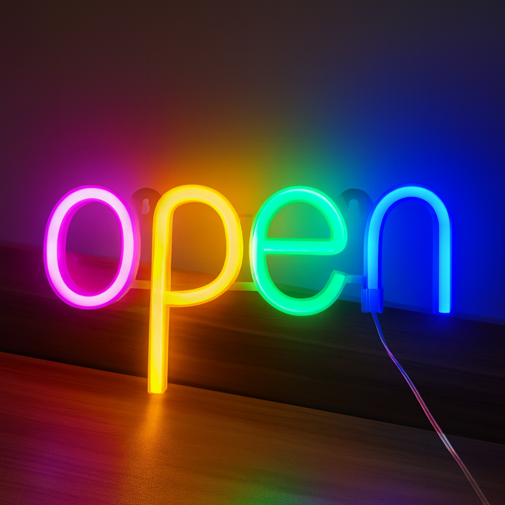 Néon LED Décoratif - Open