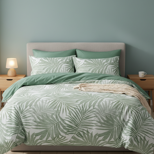 Ensemble de Literie – Housse de Couette + 2 Taies d’Oreiller