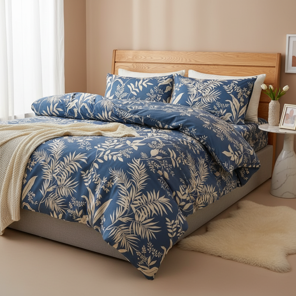 Ensemble de literie – Housse de couette + 2 taies d’oreiller