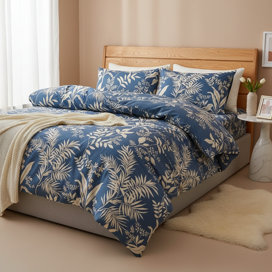 Ensemble de Literie – Housse de Couette + 2 Taies d’Oreiller