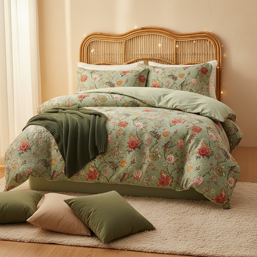 Ensemble de literie – Housse de couette + 2 taies d’oreiller
