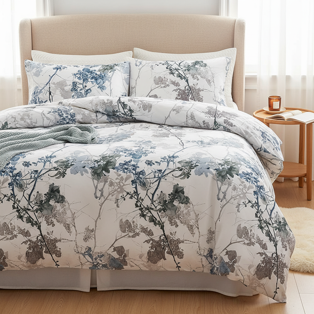 Ensemble de literie – Housse de couette + 2 taies d’oreiller