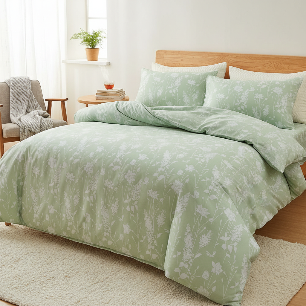 Ensemble de literie – Housse de couette + 2 taies d’oreiller